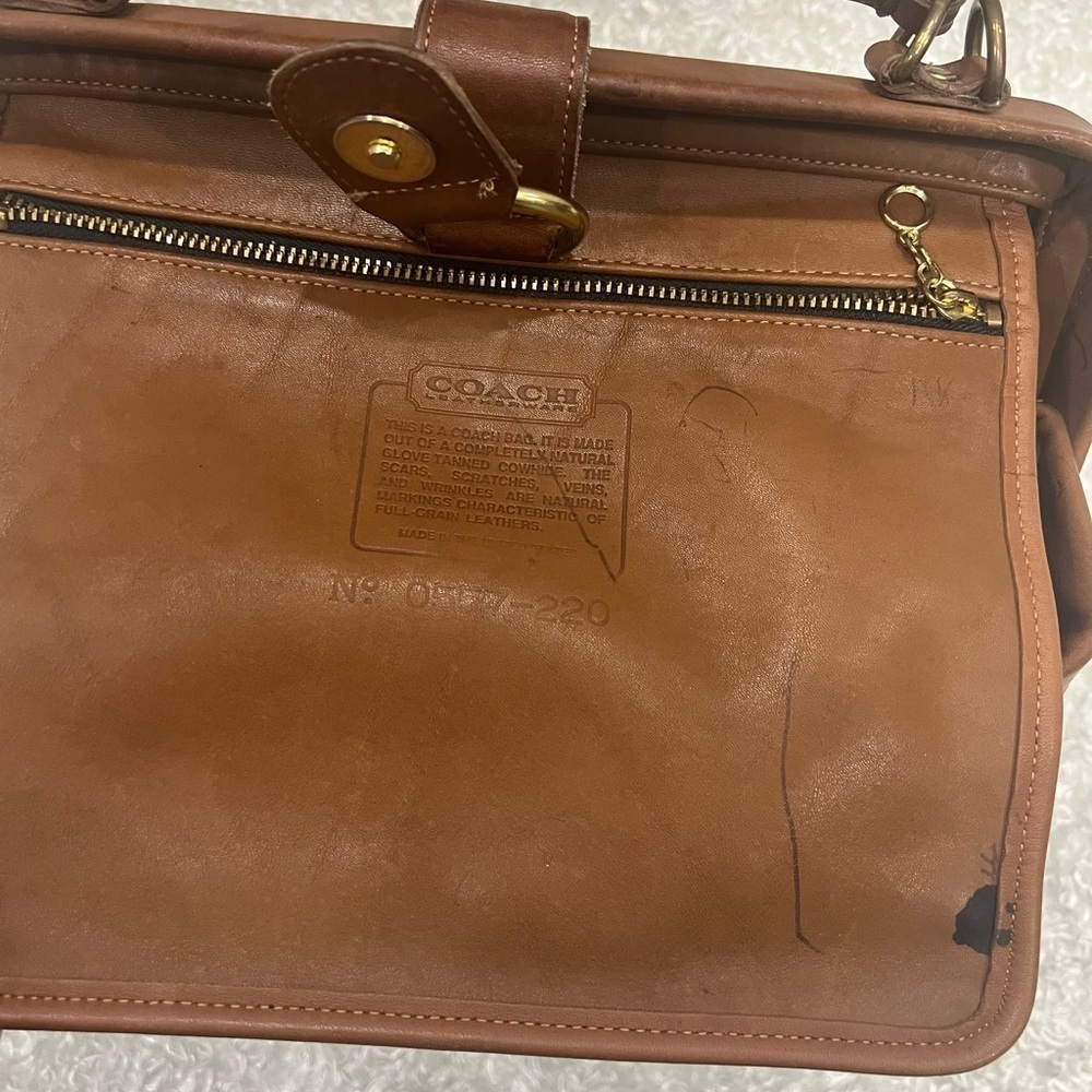 Vintage Coach Hudson Bag Doctors Satchel 4113 - Picture 11 of 15